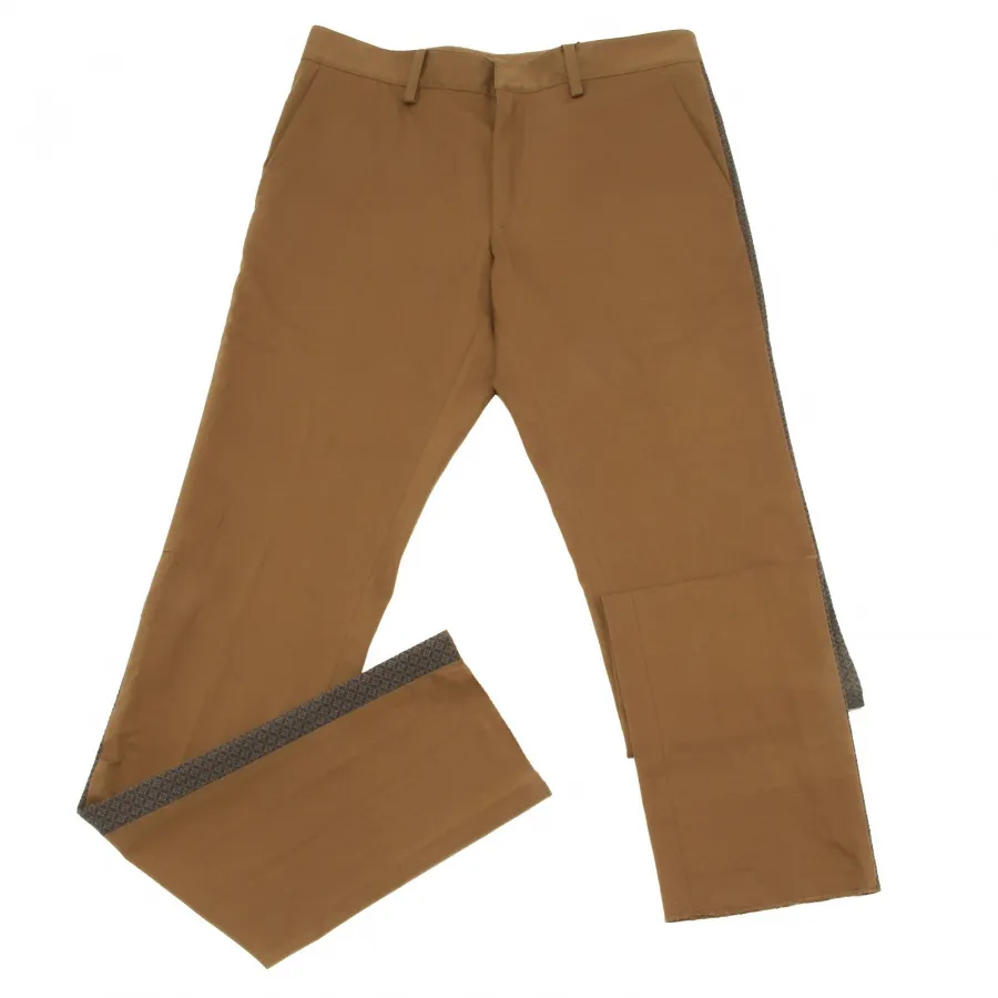 6790AA pantalone uomo ETRO SLIM FIT cotton brown trouser man