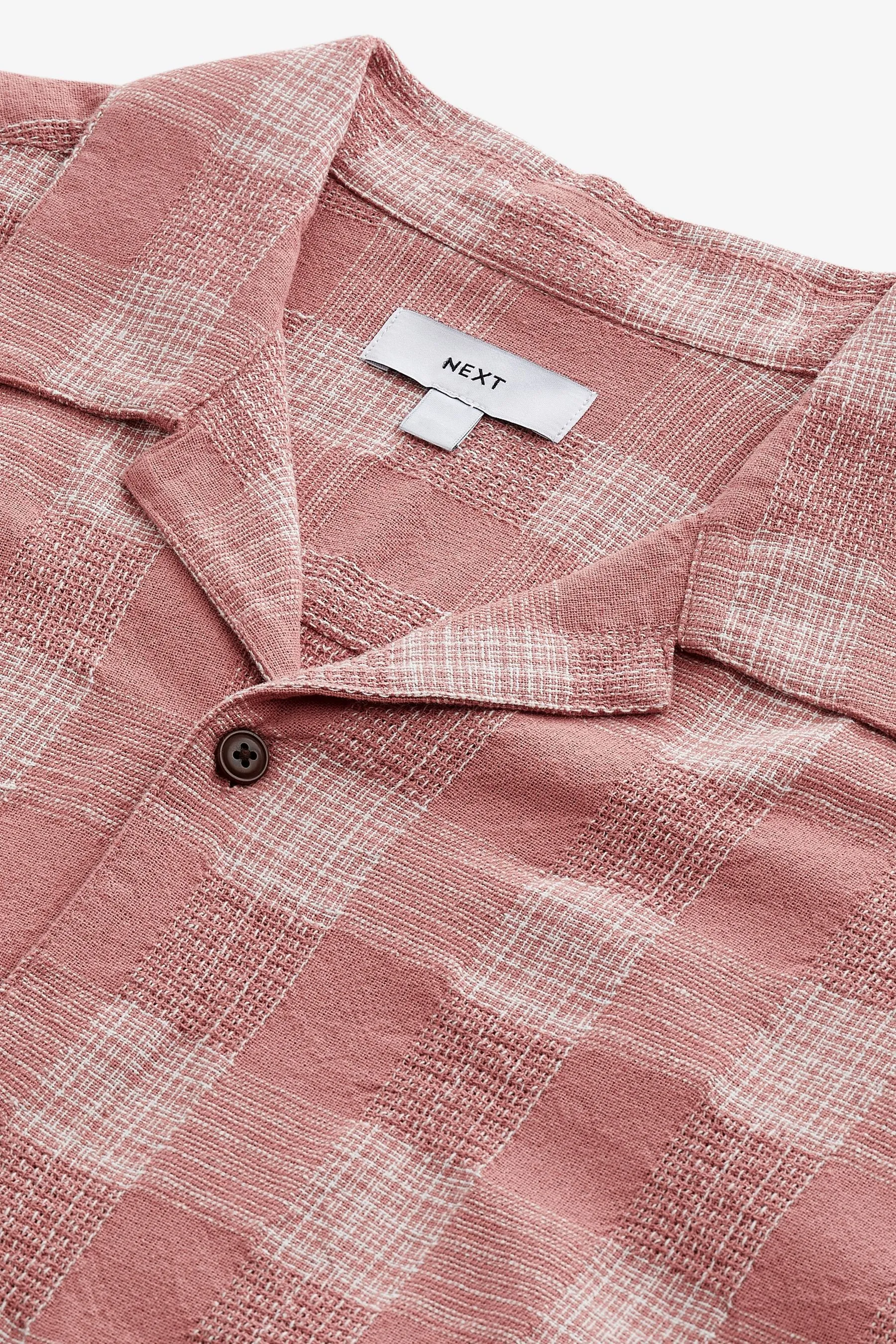 A quadri Manica corta - Camicia testurizzata
