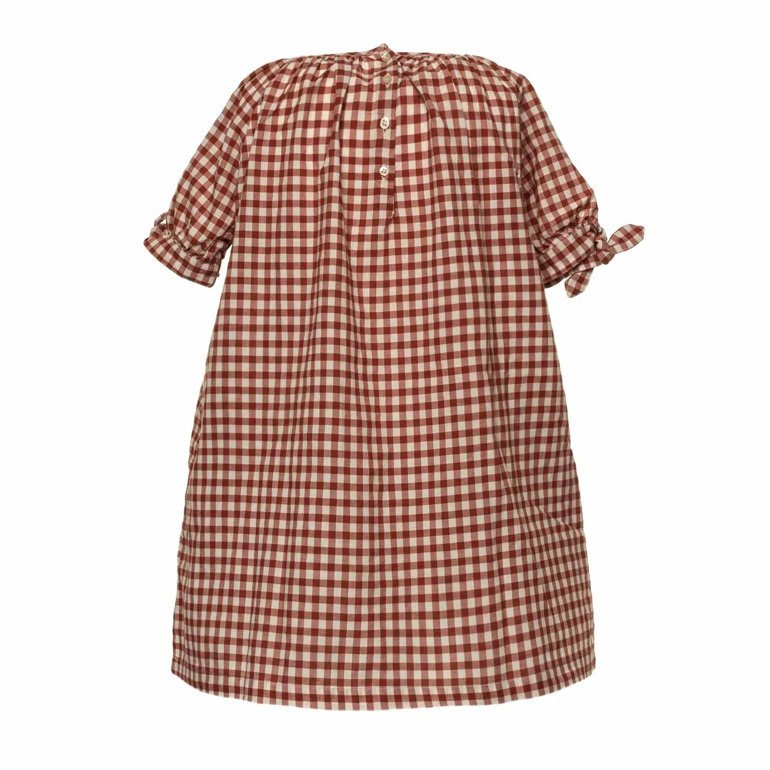Abito A Quadri Bimba Bambina