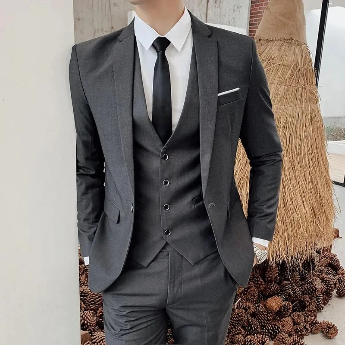 Abito alla moda Abito casual da lavoro Abito Cappotto Pantaloni Abbigliamento da lavoro Abiti Tute