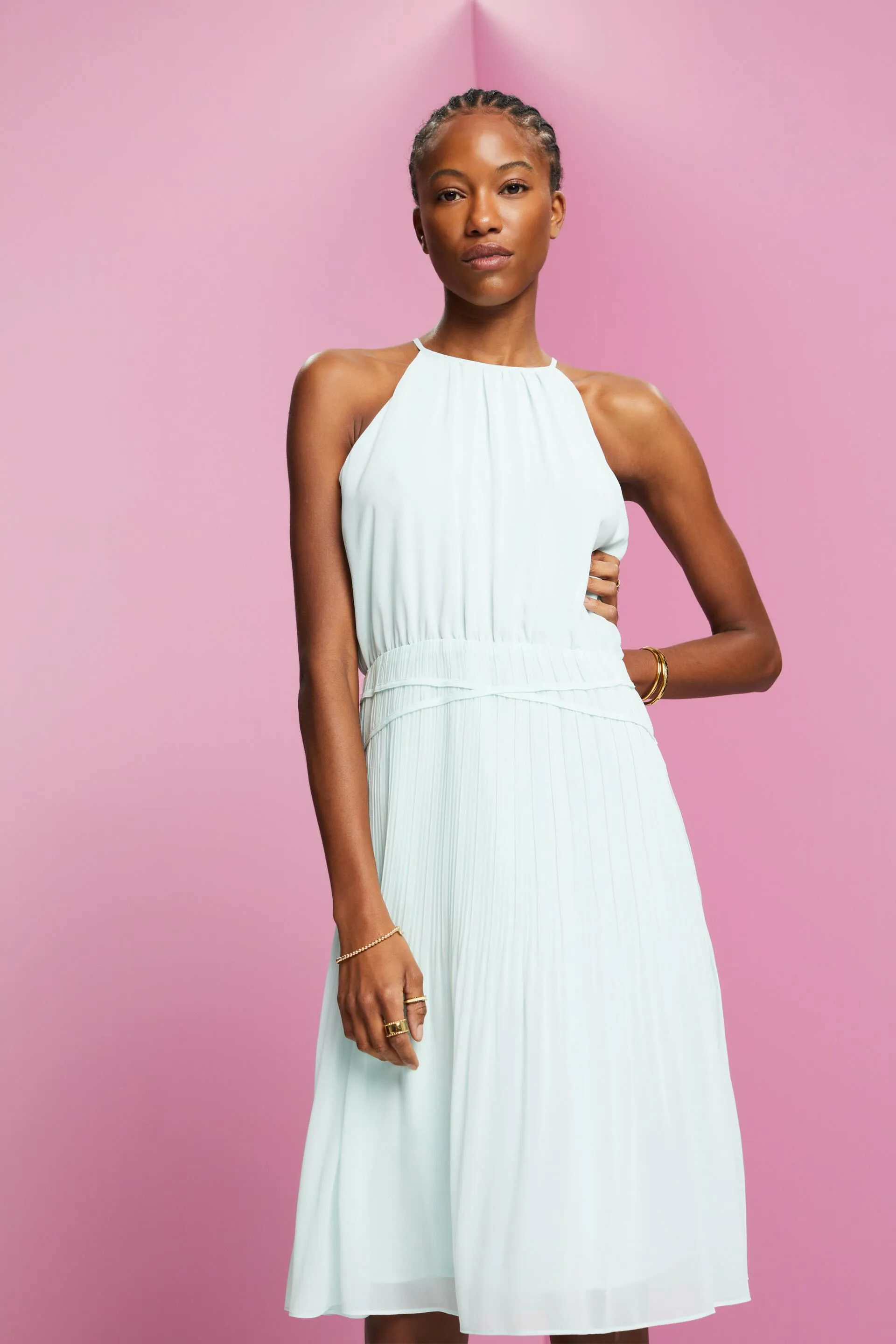 Abito in chiffon riciclato