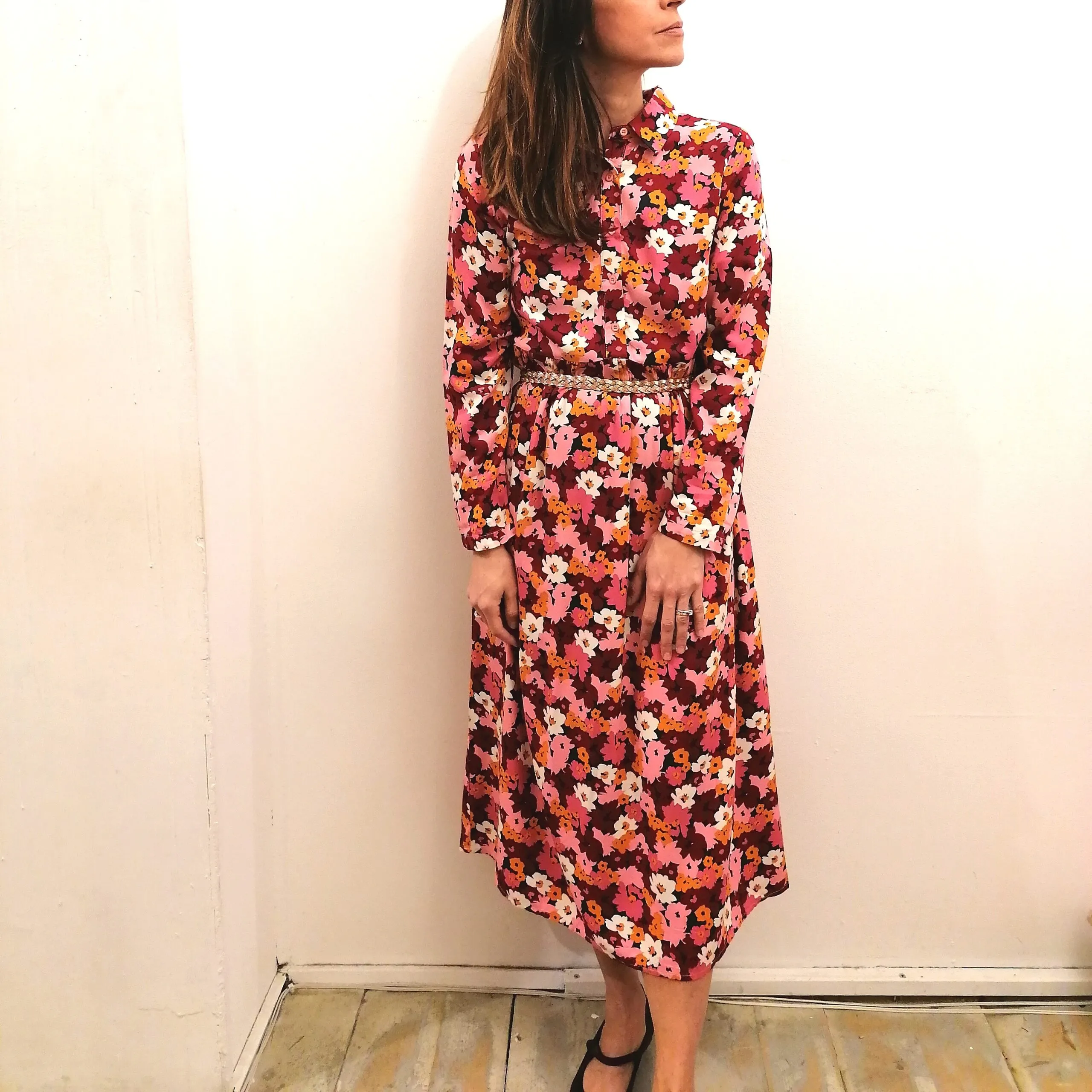 Abito Midi stampa floreale vintage Compania Fantastica