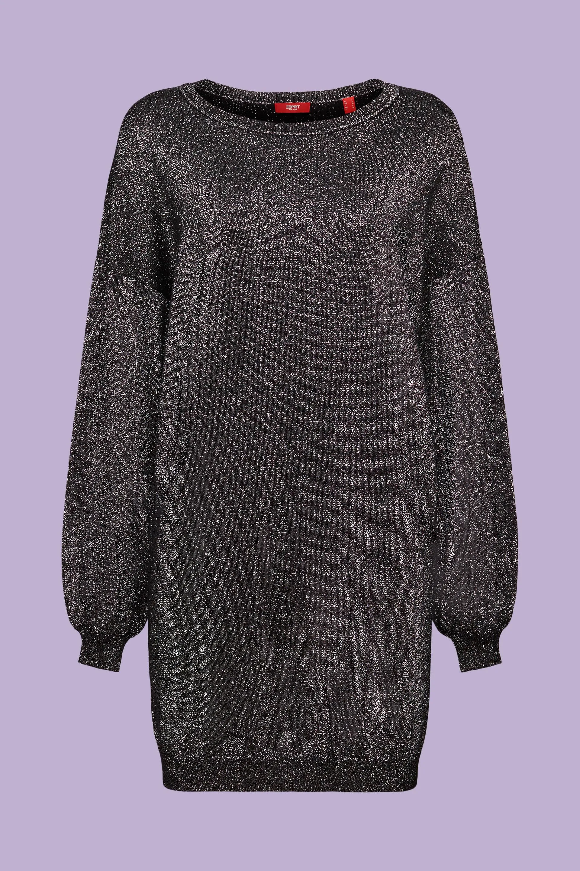 Abito mini a maglia con glitter, LENZING™ ECOVERO™