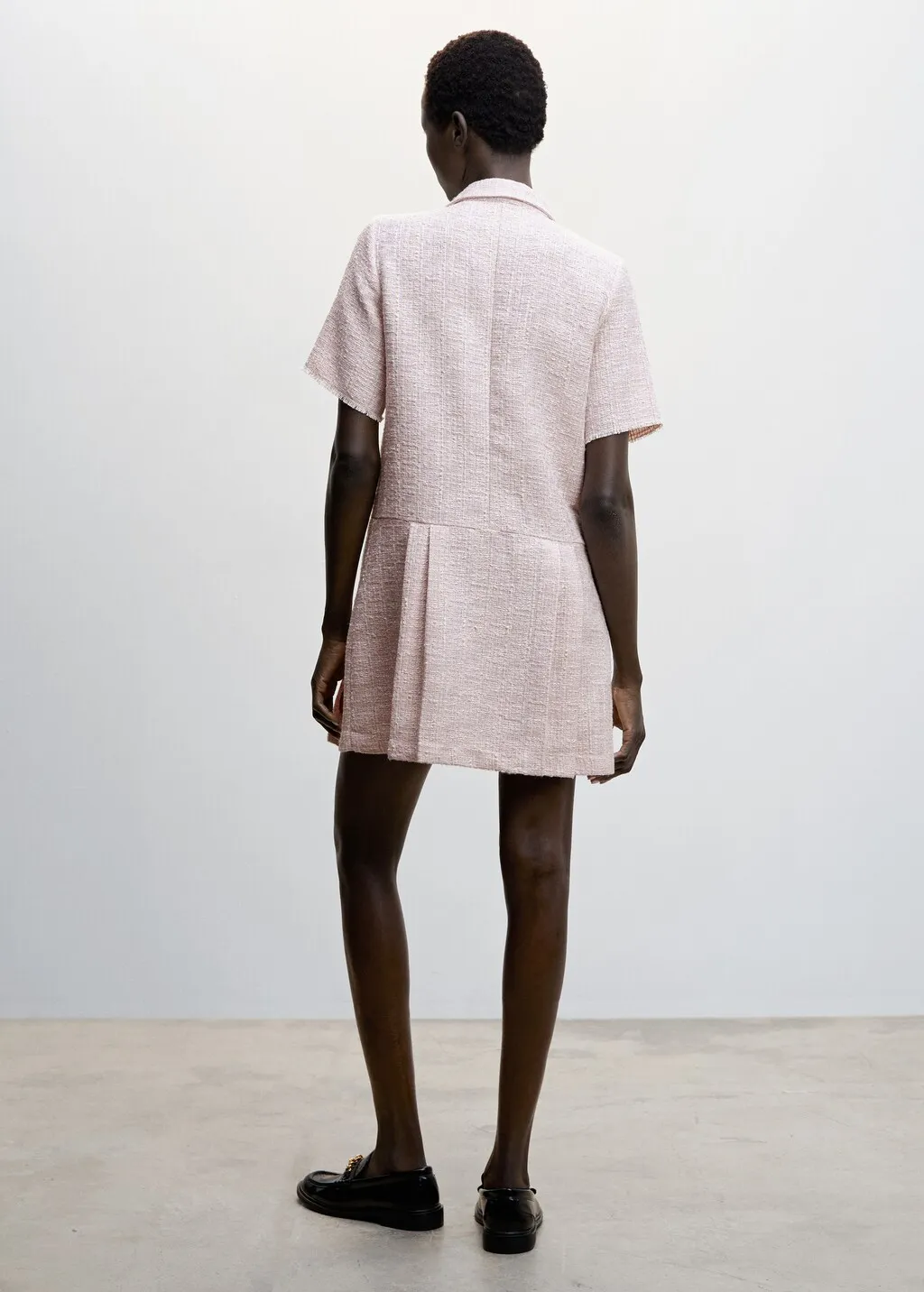 Abito tweed bottoni