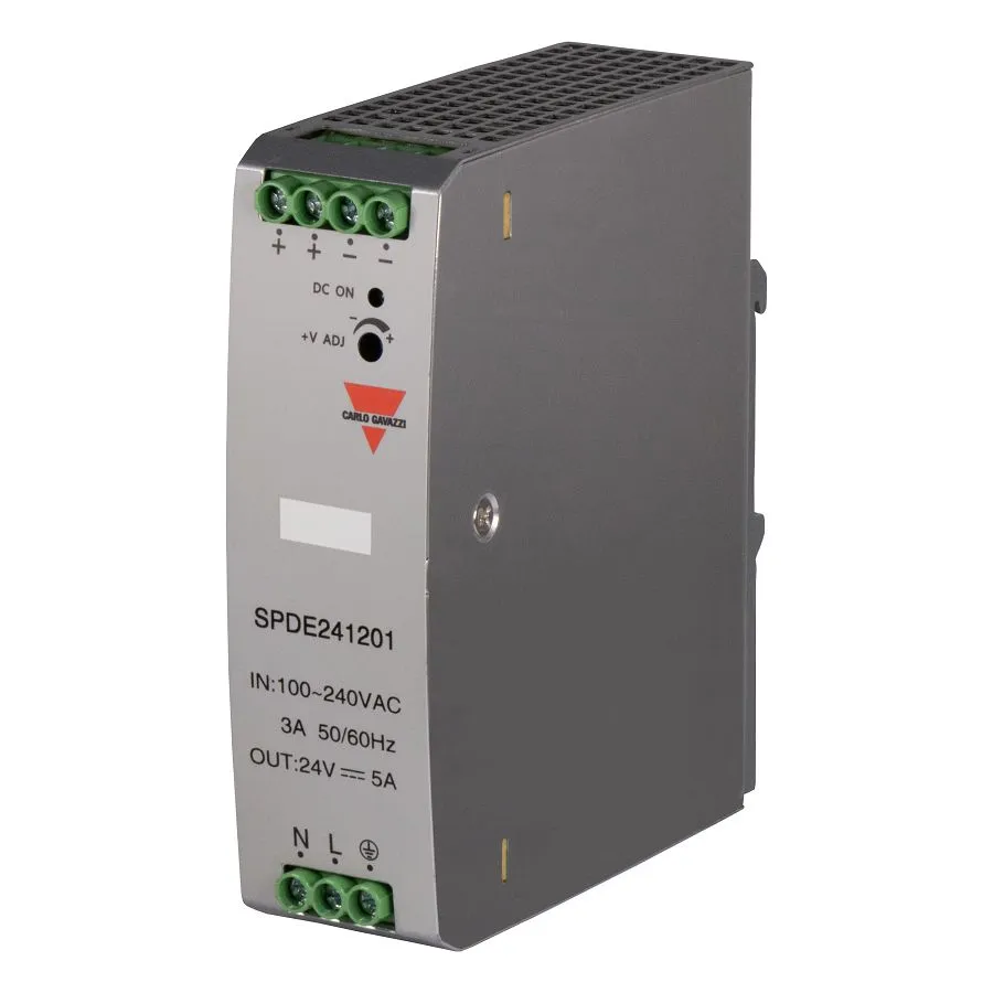 Alimentatore a montaggio su guida DIN Carlo Gavazzi, 12V cc, 6.3A, 90 → 264V ca, 75W