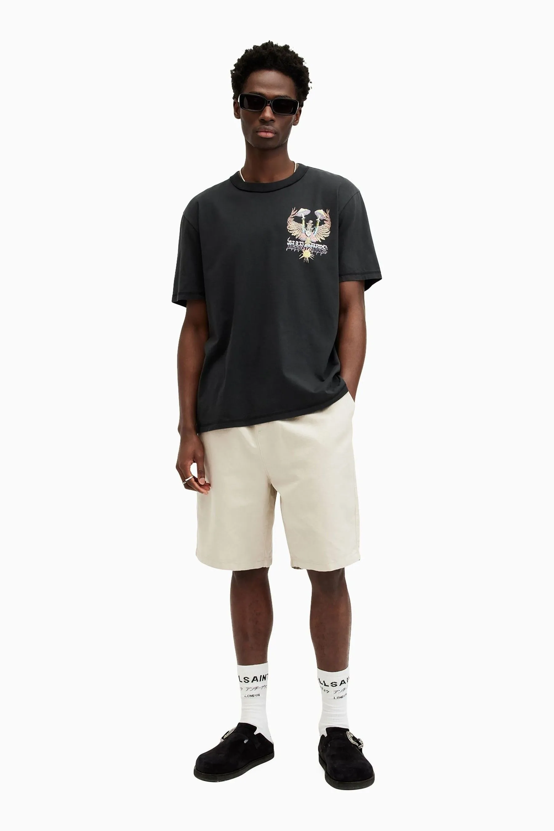 AllSaints - Strummer - T-shirt girocollo a maniche corte