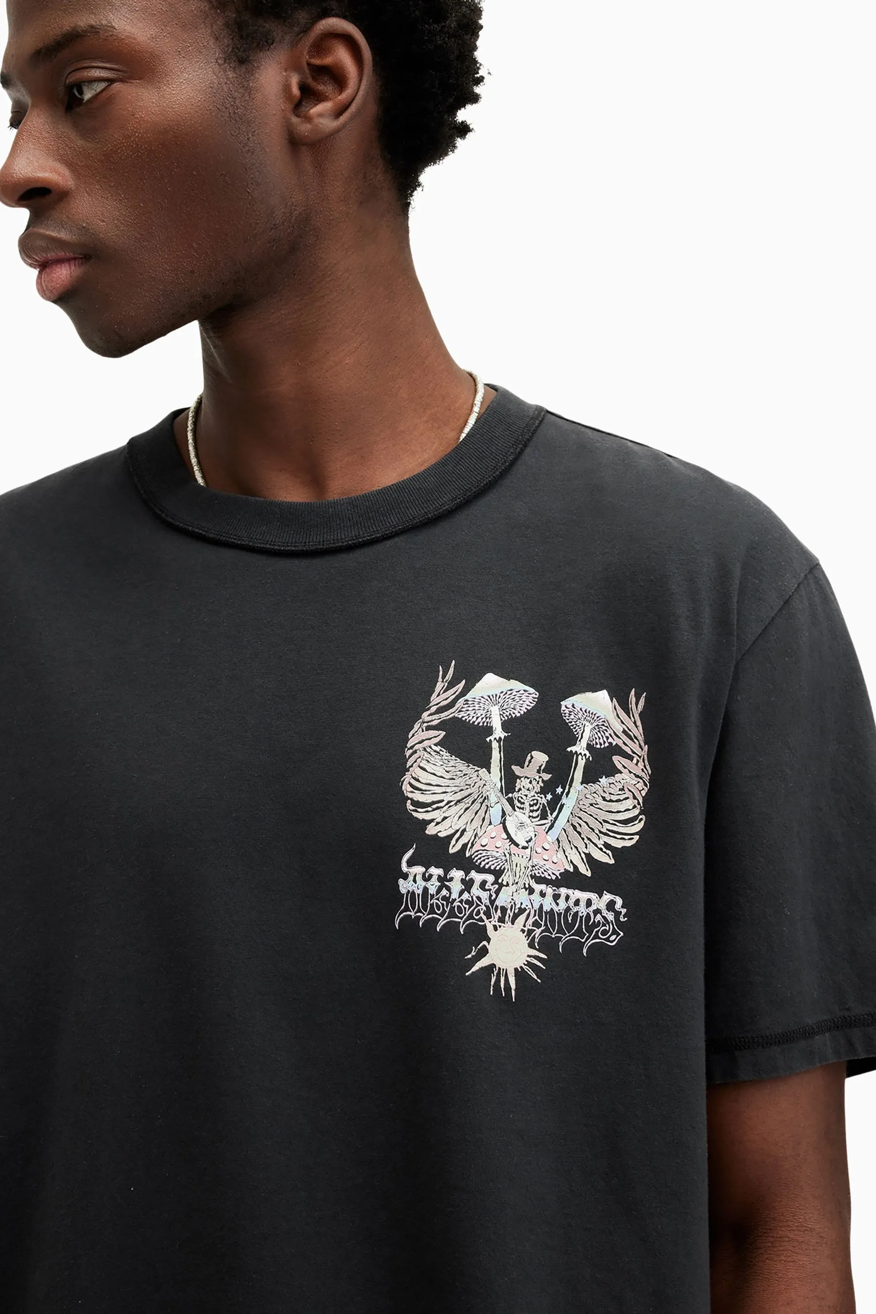 AllSaints - Strummer - T-shirt girocollo a maniche corte