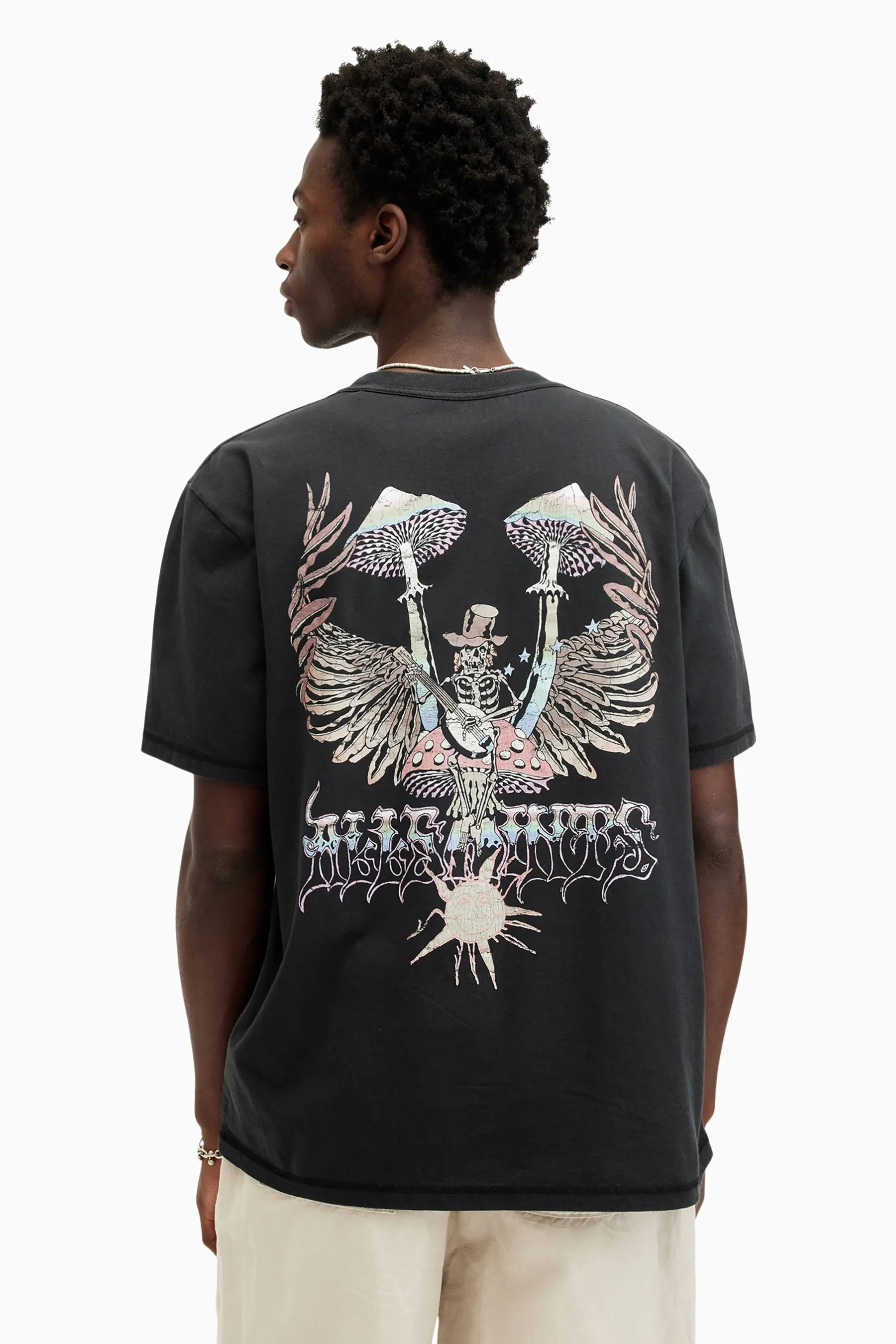 AllSaints - Strummer - T-shirt girocollo a maniche corte