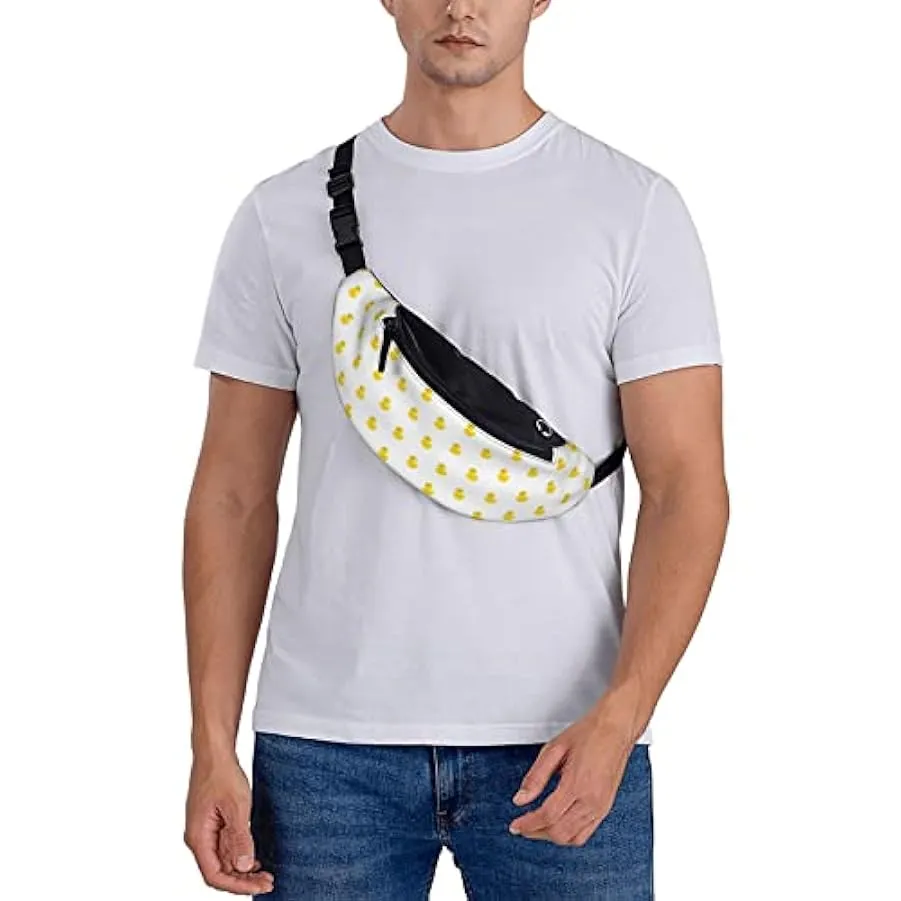 Anatra di gomma gialla marsupio unisex marsupio marsupio marsupio marsupio con cinturino regolabile marsupio da trekking per via