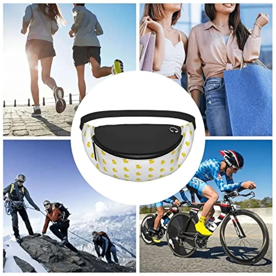 Anatra di gomma gialla marsupio unisex marsupio marsupio marsupio marsupio con cinturino regolabile marsupio da trekking per via