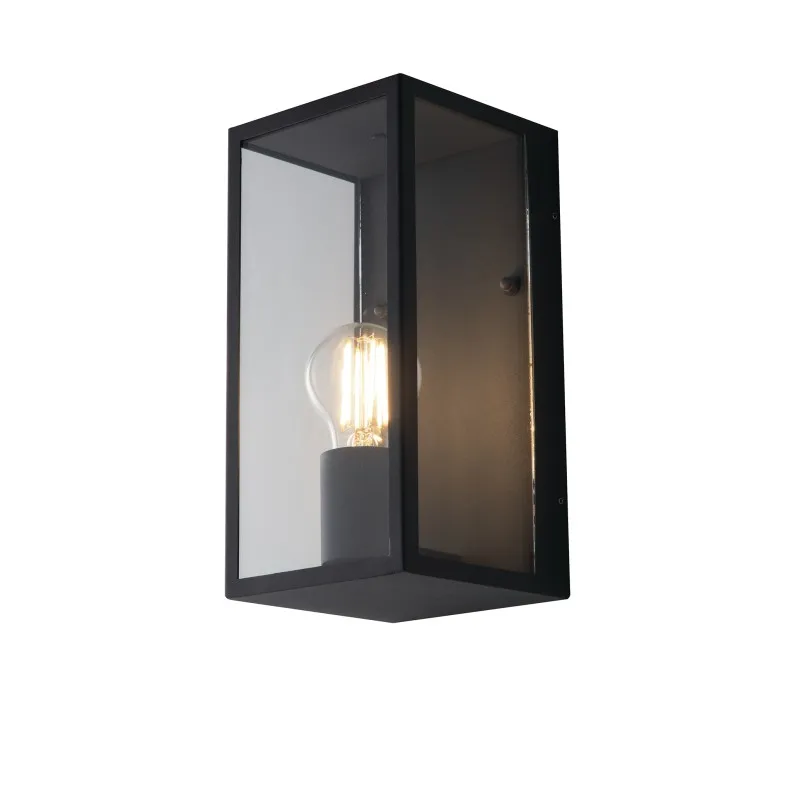 Applique antracite 1xe27 ip44 13x26cm