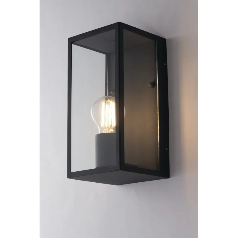 Applique antracite 1xe27 ip44 13x26cm