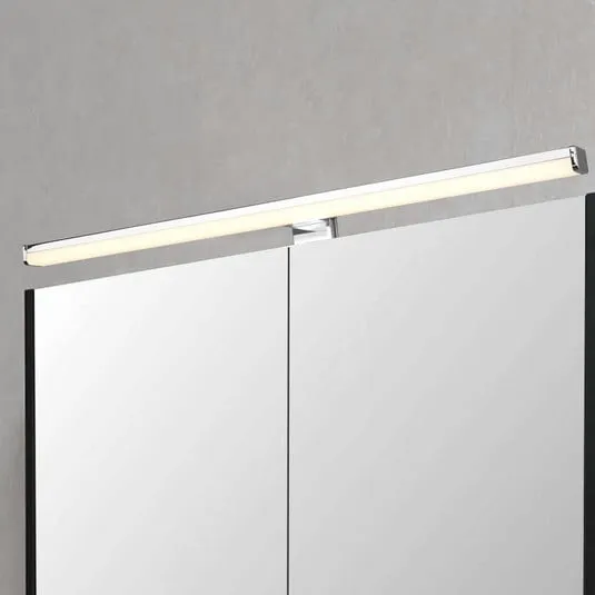 Applique LED Lino, cromo/bianco