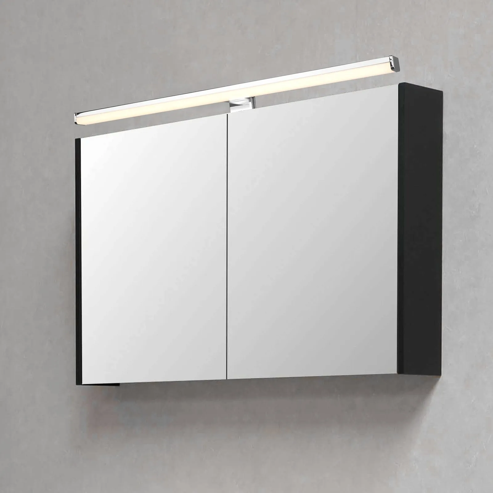 Applique LED Lino, cromo/bianco