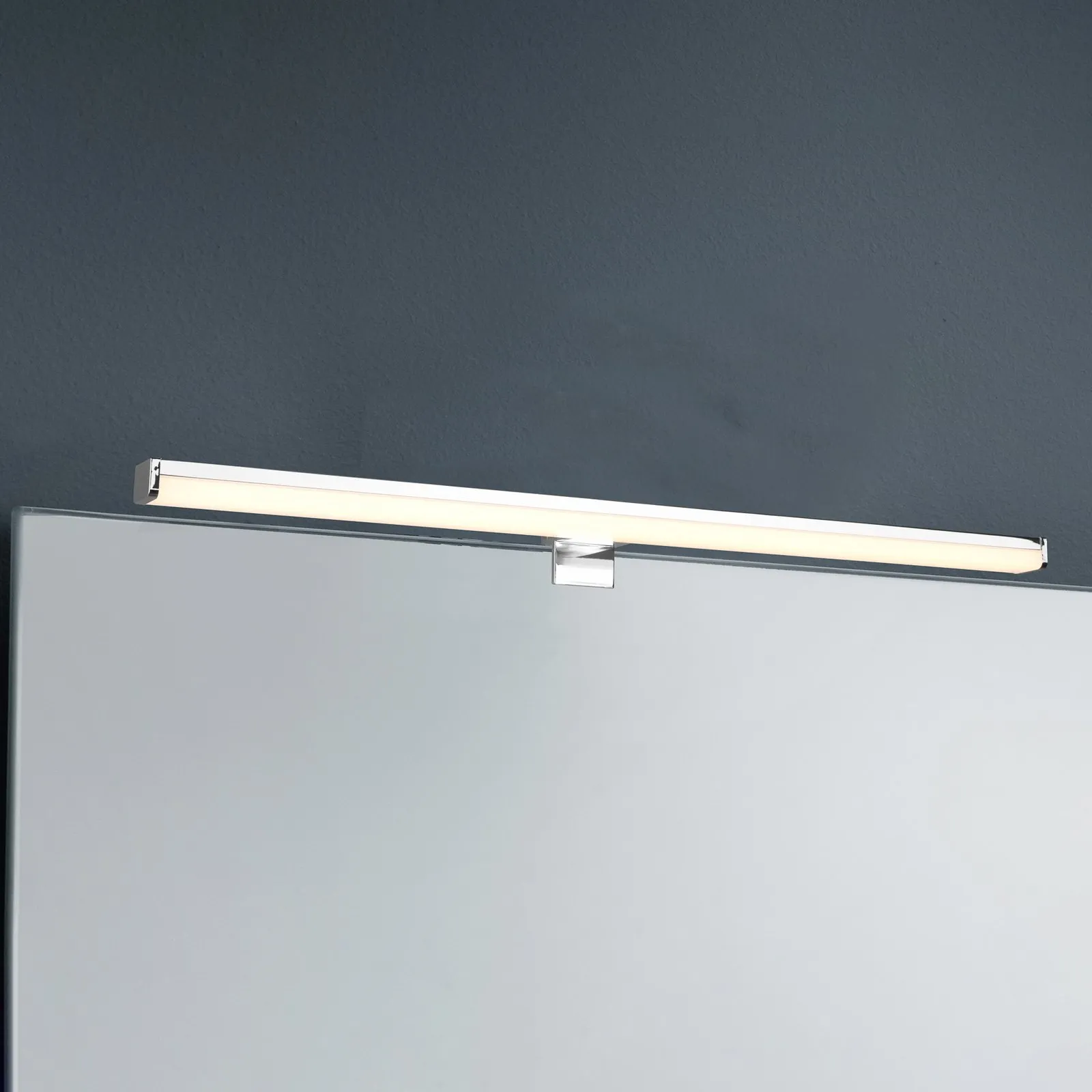 Applique LED Lino, cromo/bianco