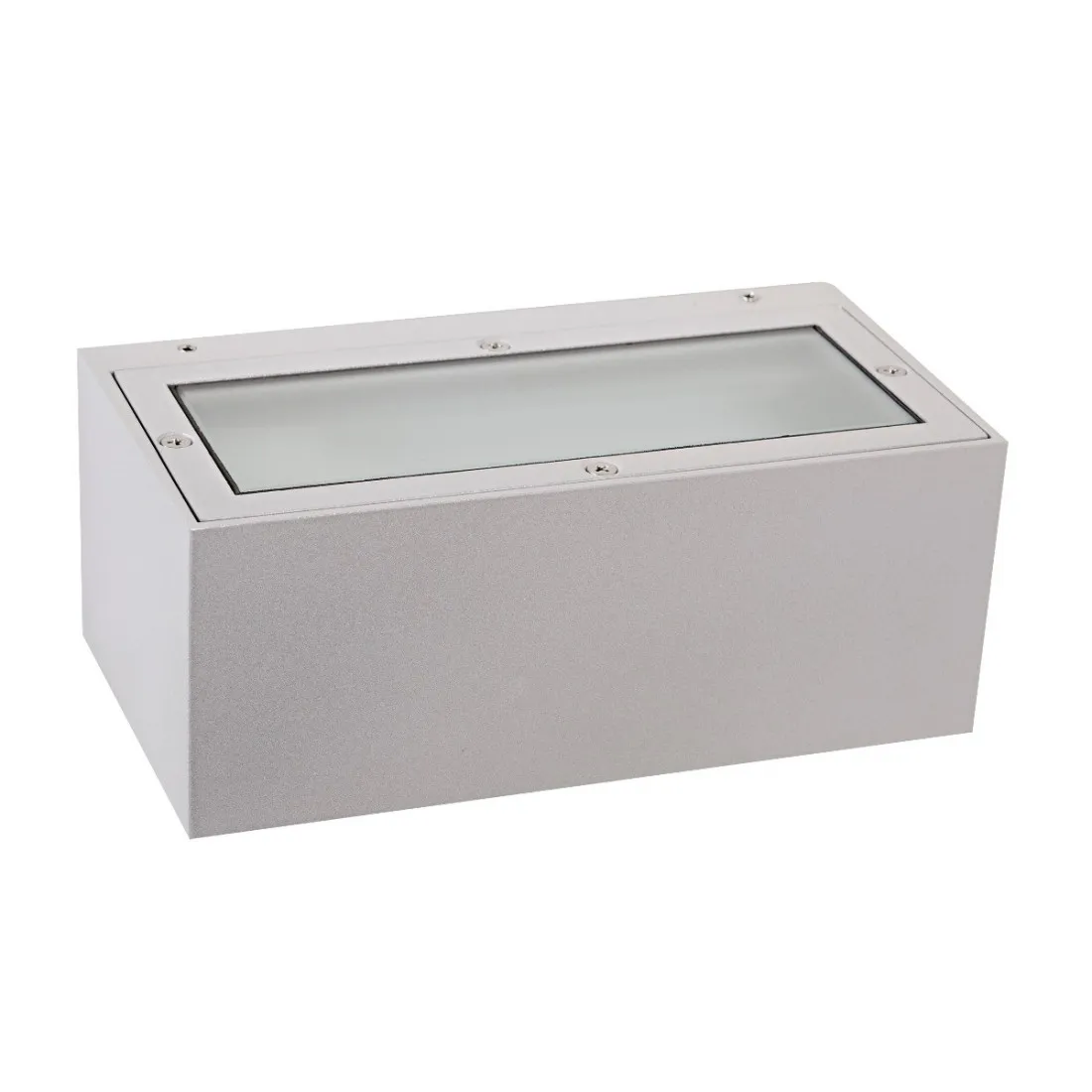 Applique moderna Garden Luce 1057 SB E27 LED alluminio biemissione lampada parete