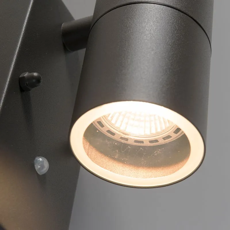 Applique per esterno DUO LUX grigio scuro