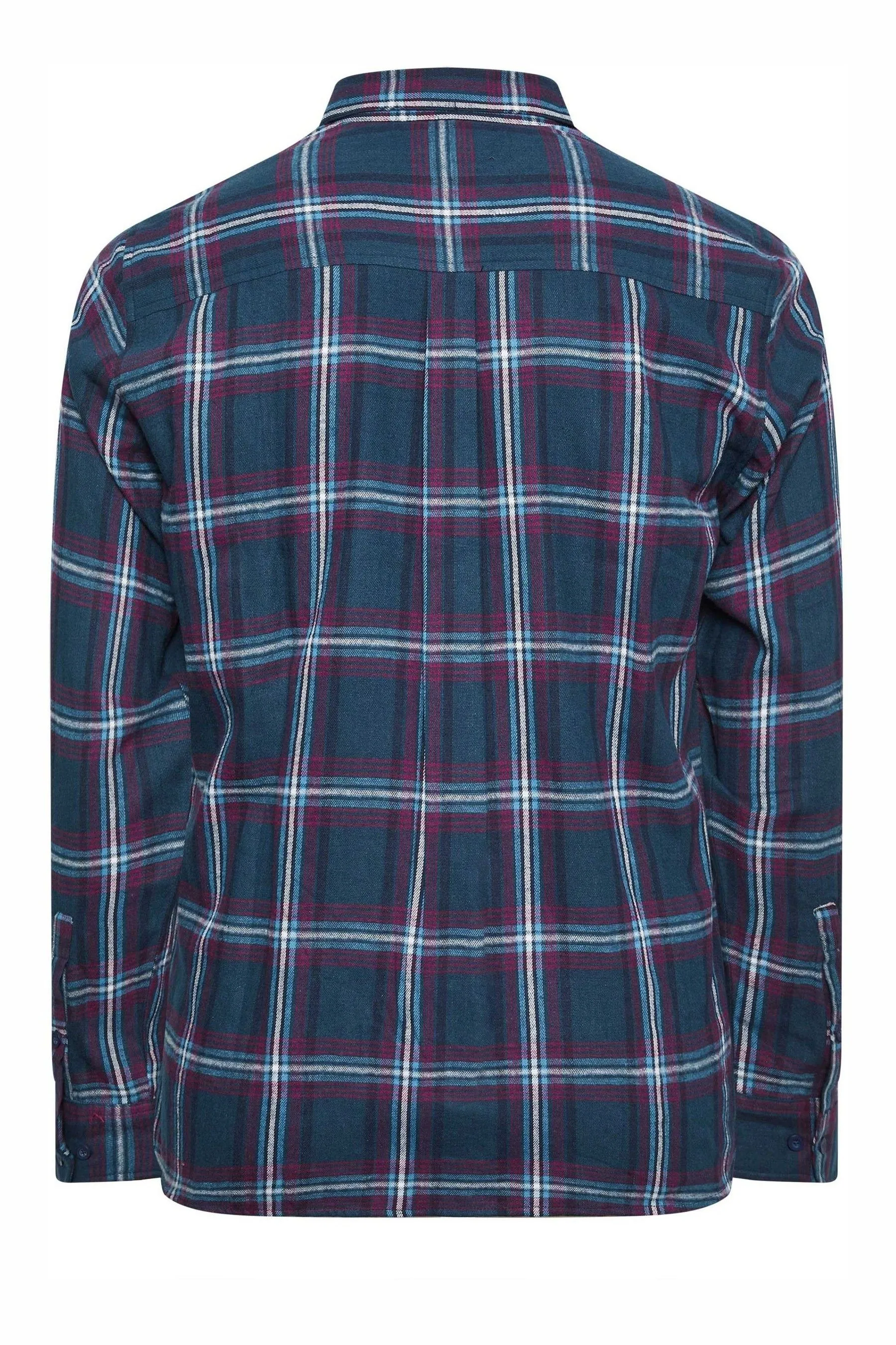 BadRhino - Big &Tall - Camicia con A quadri spazzolata
