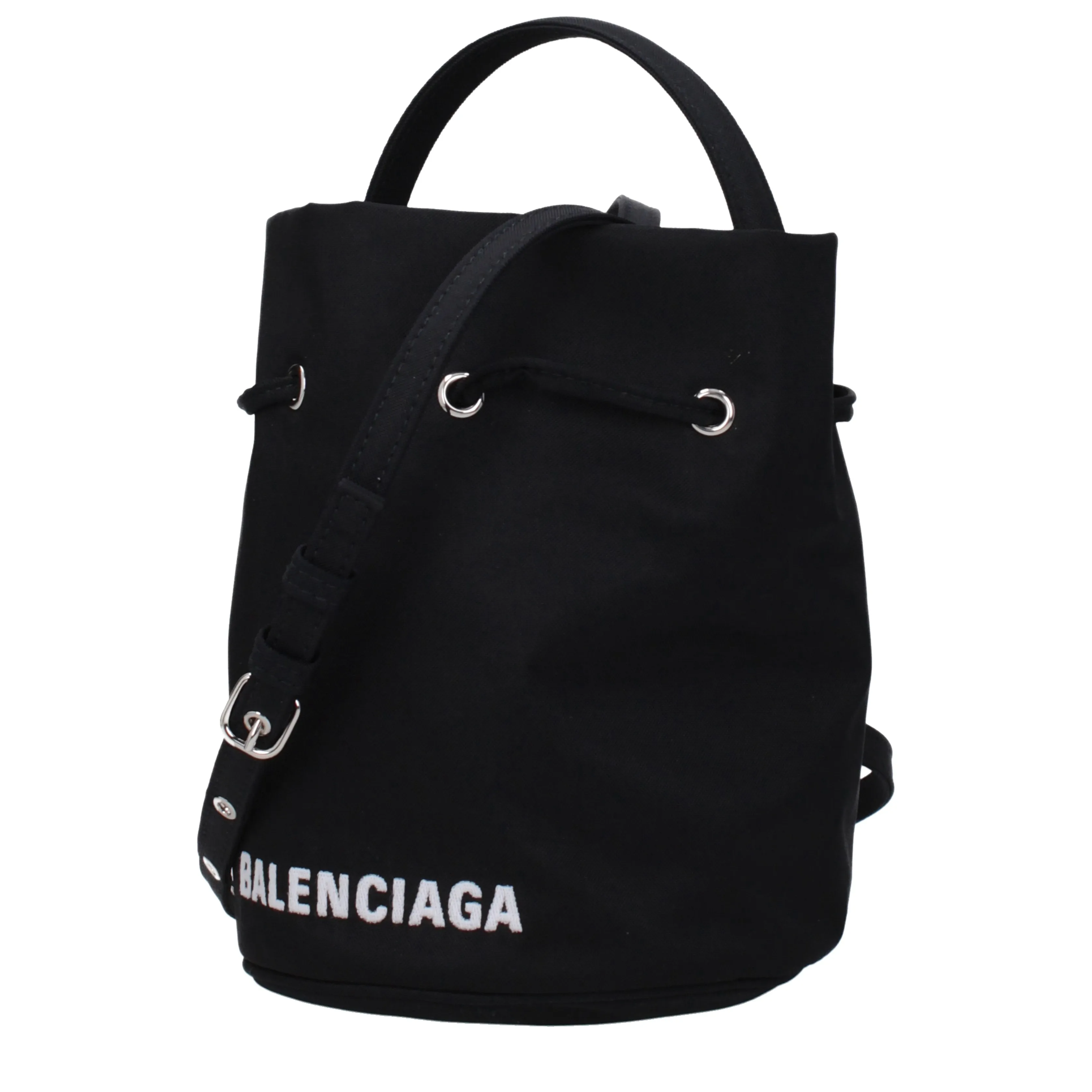 Balenciaga Borse a Mano Donna Tessuto Nero