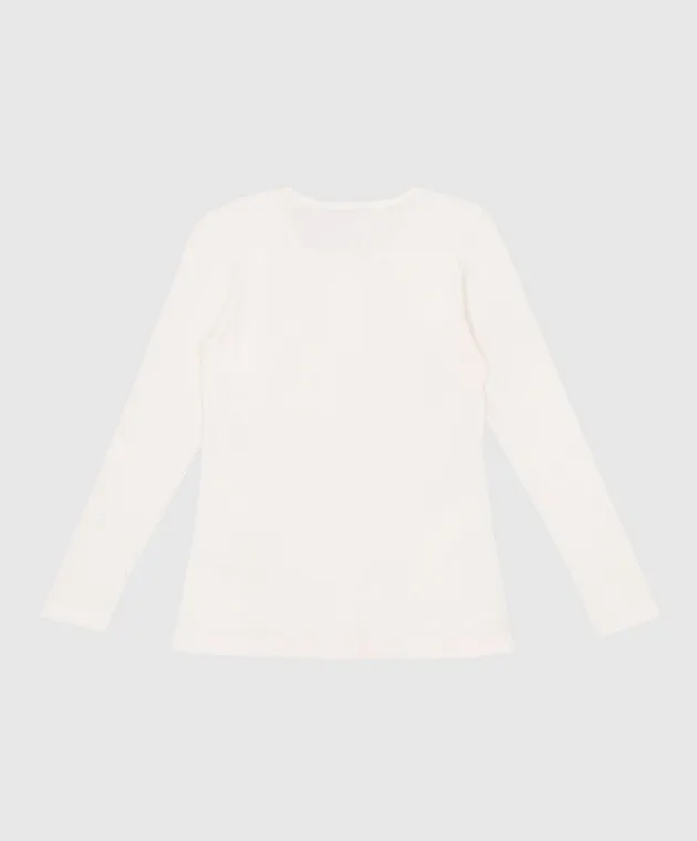 Balmain Maglione a righe bianche per bambini BT9A90J0302410