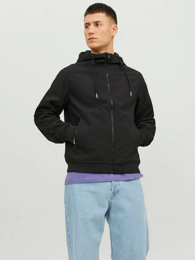 Basic Softshell Hood - Giacca