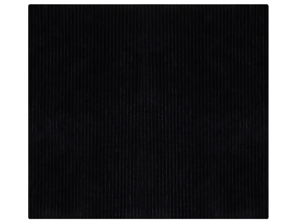 Bedspread RAKYA Faux Fur 200 x 220 cm Black