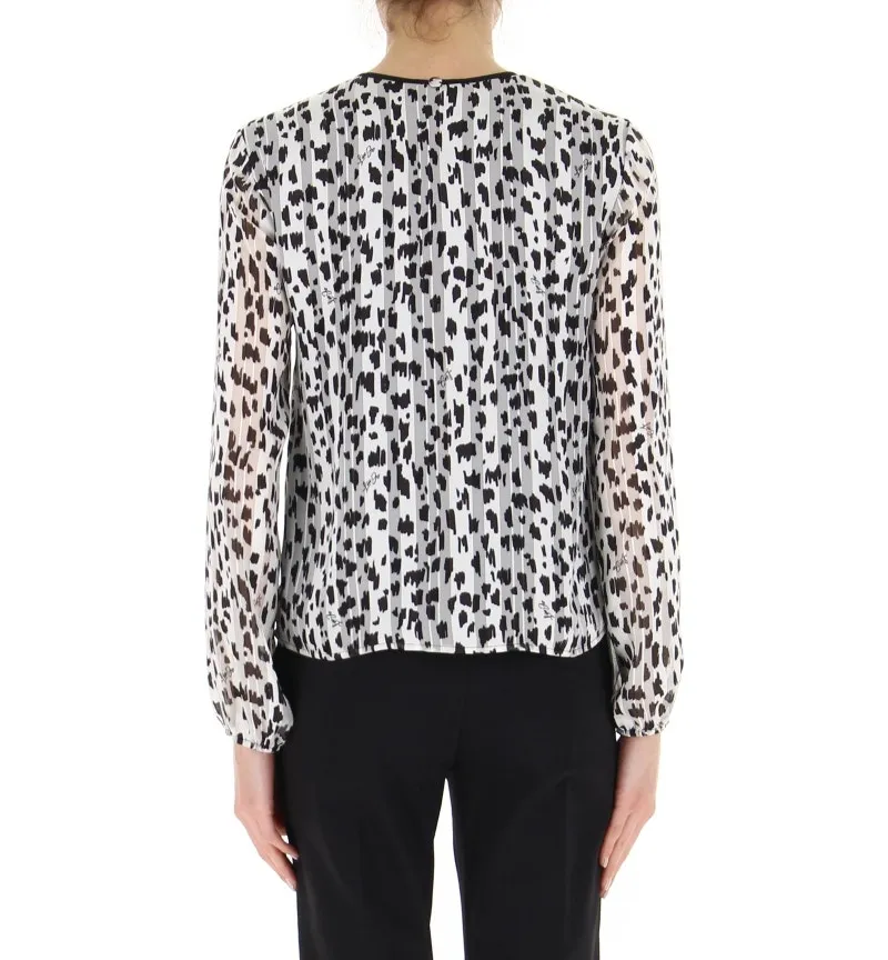 Blusa maniche lunghe