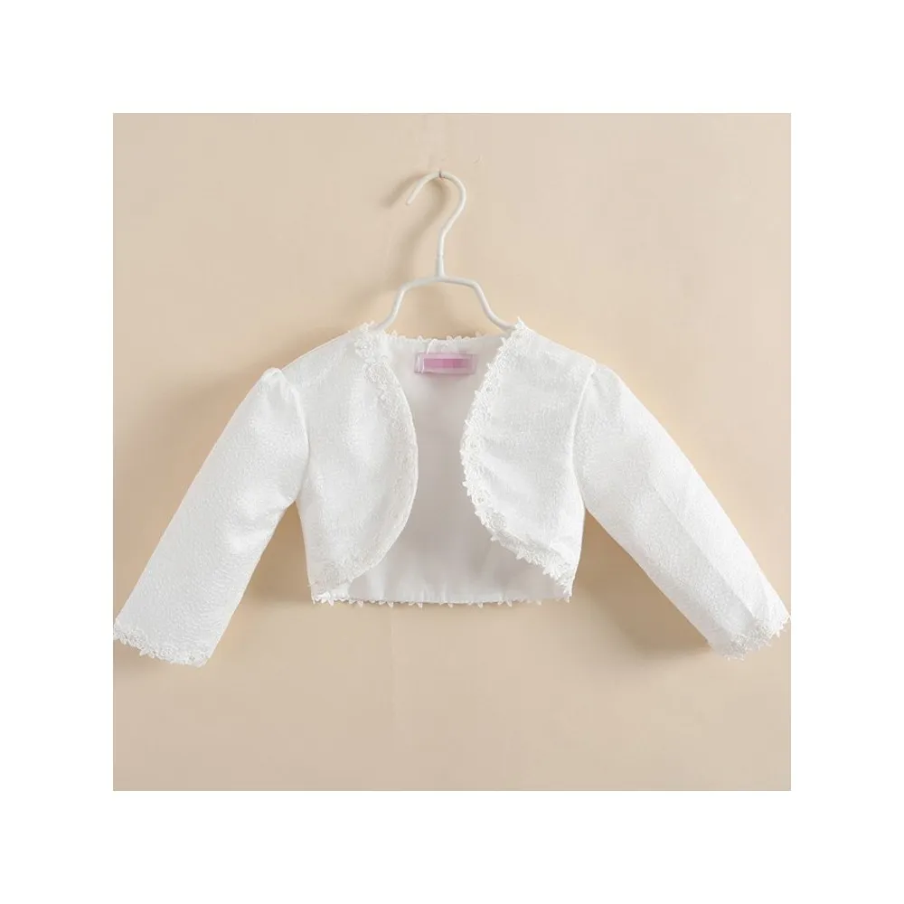Bolerino Cerimonia Bambina Bianco 100 - 150cm