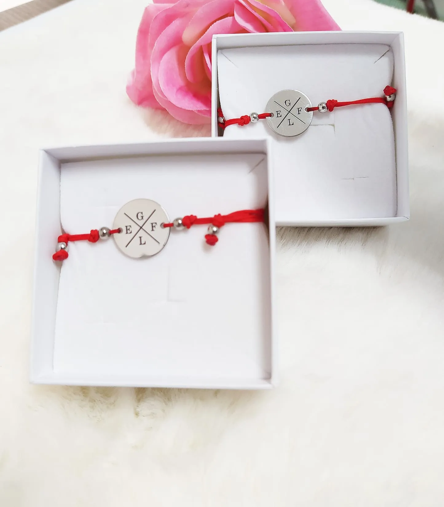 Bracciali di Coppia con Iniziale