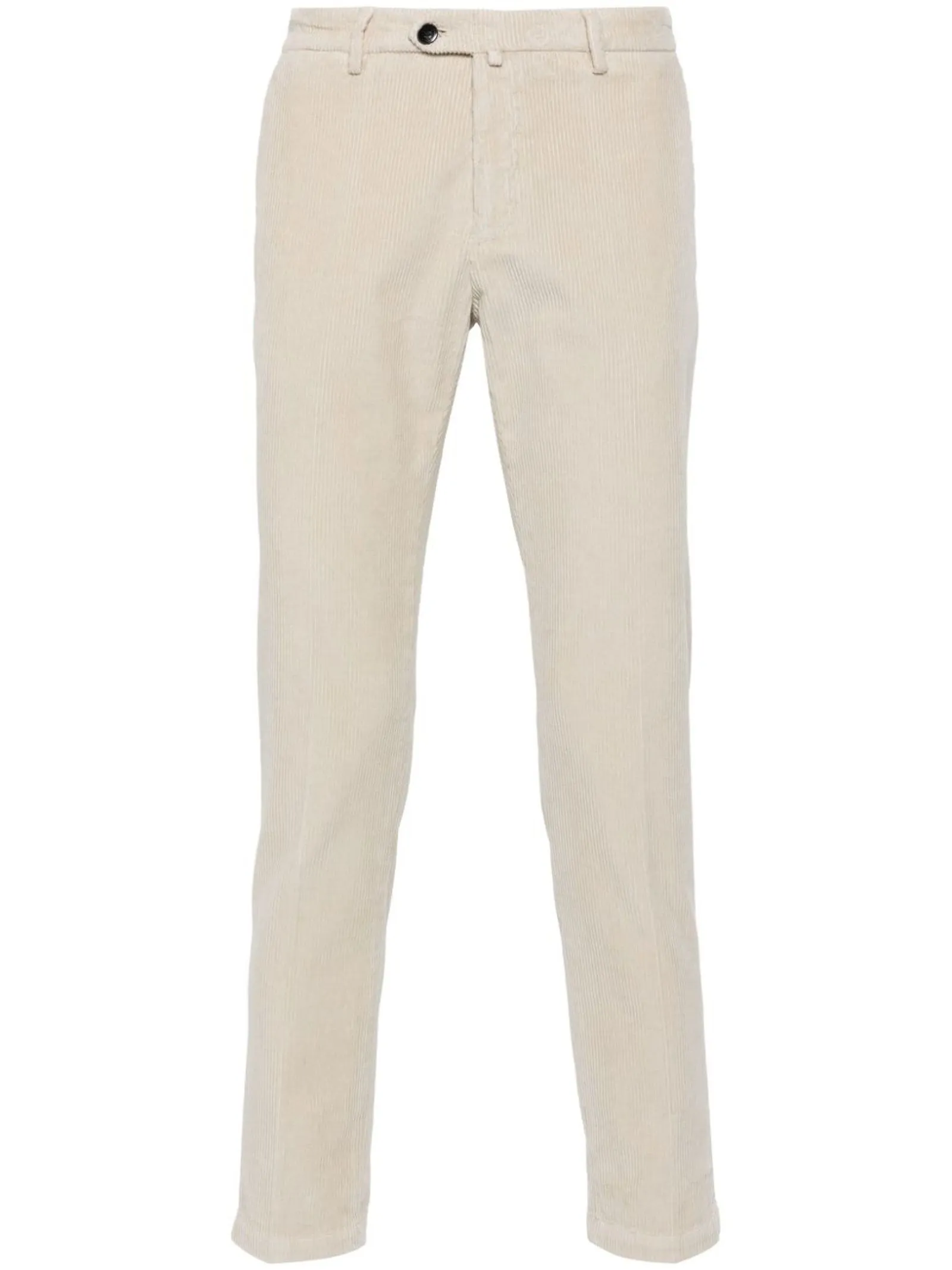 BRIGLIA Abbigliamento,Pantaloni Chino a coste in cotone beige 