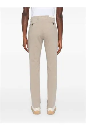 BRIGLIA Abbigliamento,Pantaloni Chino in misto cotone beige 
