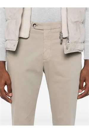 BRIGLIA Abbigliamento,Pantaloni Chino in misto cotone beige 