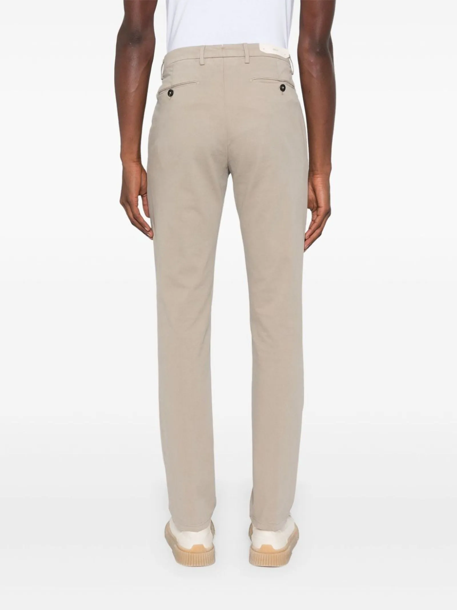 BRIGLIA Abbigliamento,Pantaloni Chino in misto cotone beige 