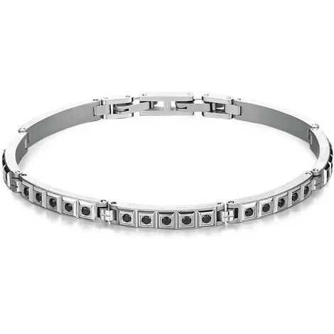BROSWAY Bracciale da uomo con zirconi Brosway Forge
