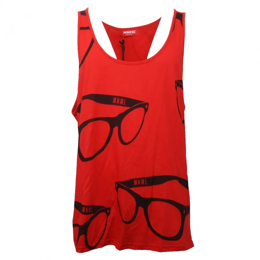 C0635 maglia uomo MINIMAL MNML HAUTE COUTURE canotta t-shirt sleeveless men