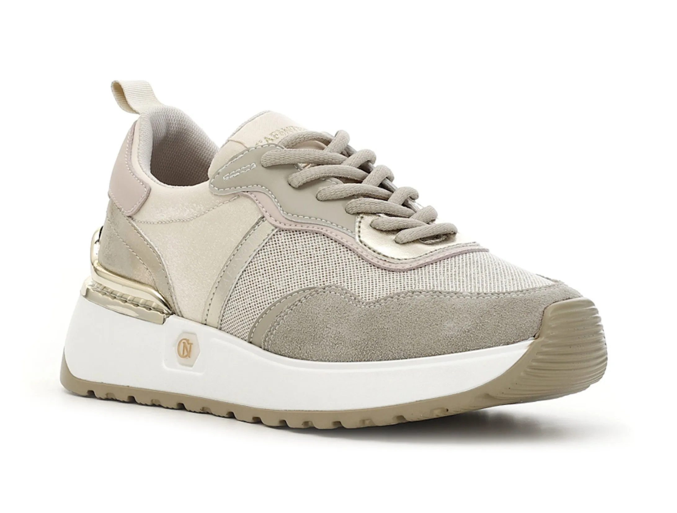 CafèNoir donna sneakers camoscio tessuto