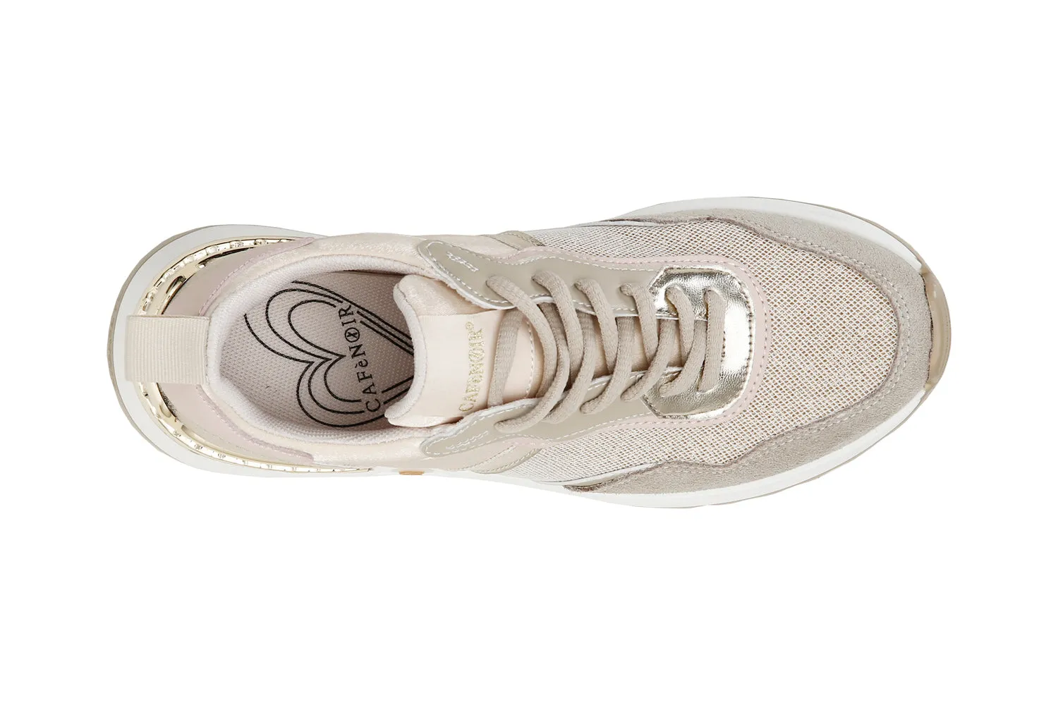 CafèNoir donna sneakers camoscio tessuto
