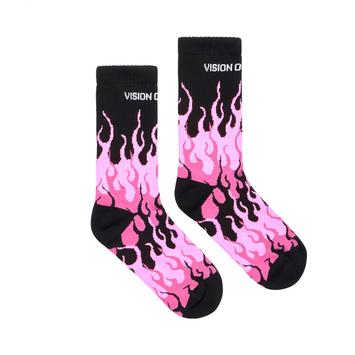 Calzini Fiamme Rosa