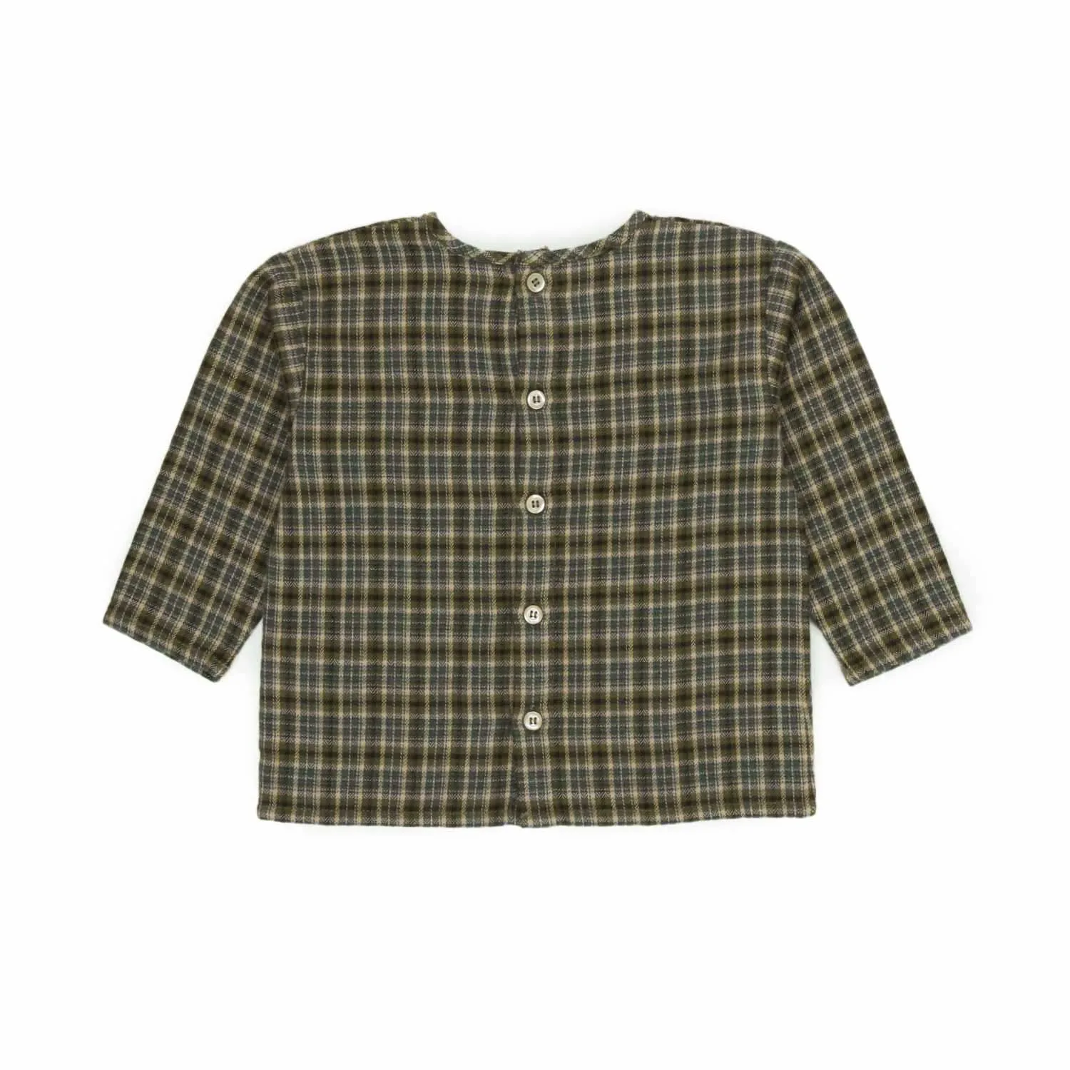 Camicia A Quadri Neonato Unisex