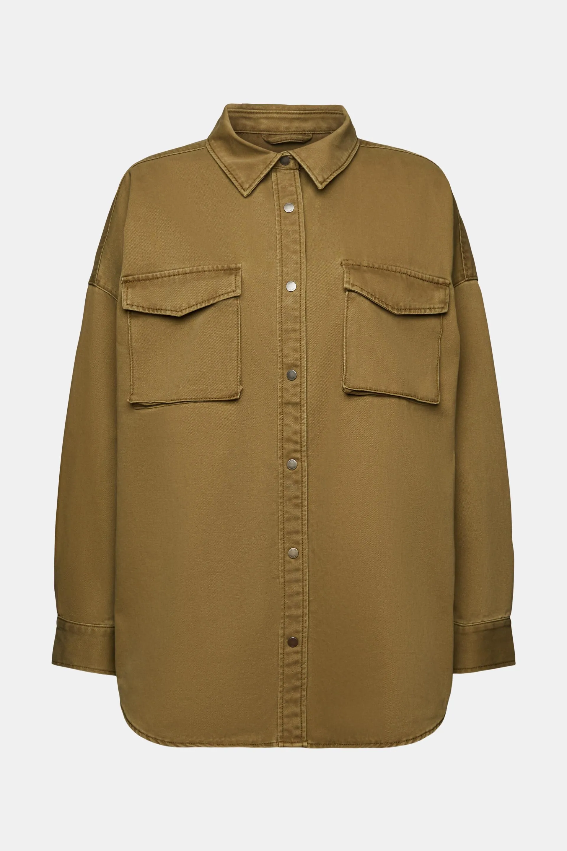 Camicia blusata a maniche lunghe