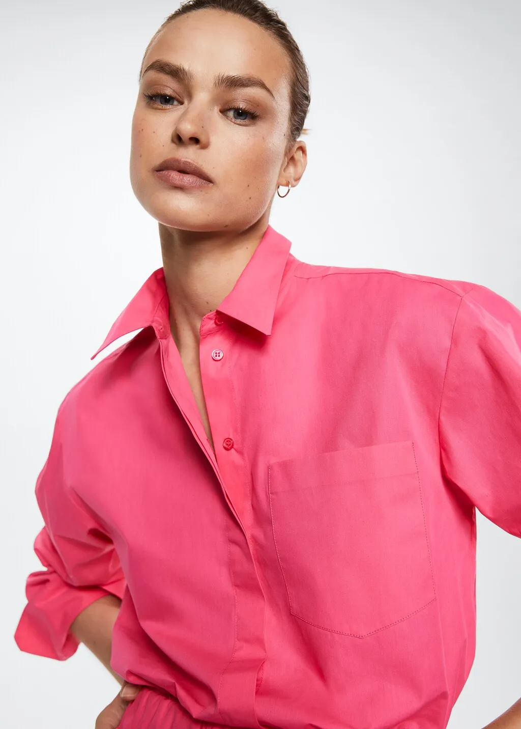 Camicia cotone oversize