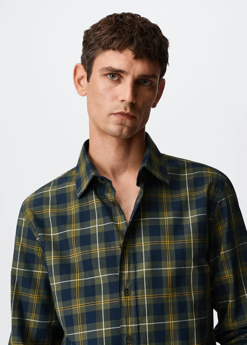 Camicia cotone quadri
