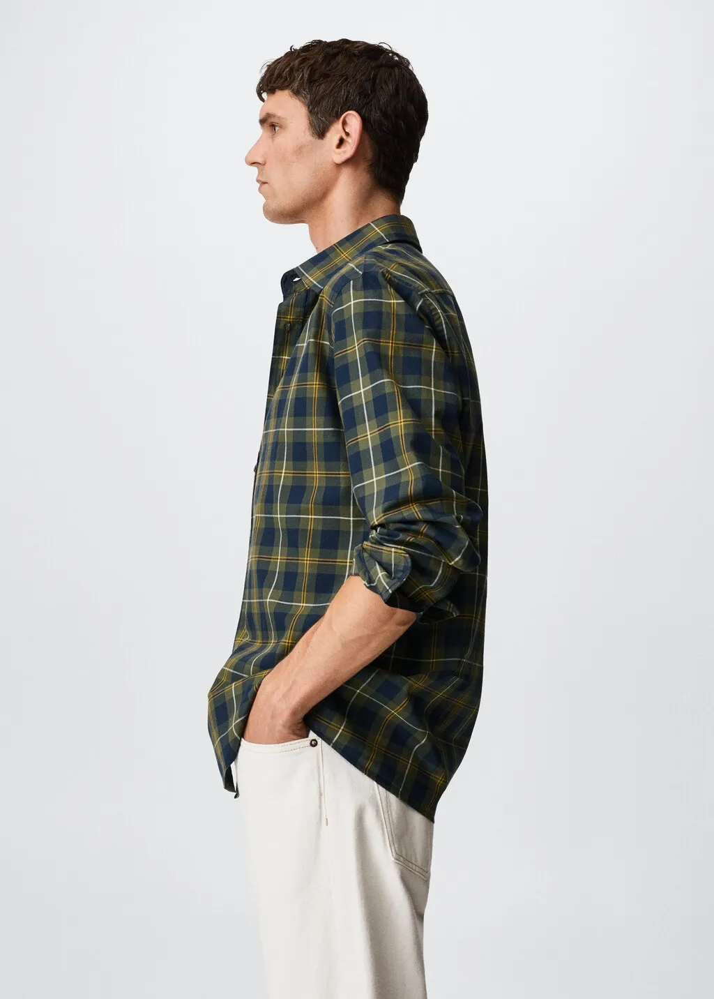 Camicia cotone quadri