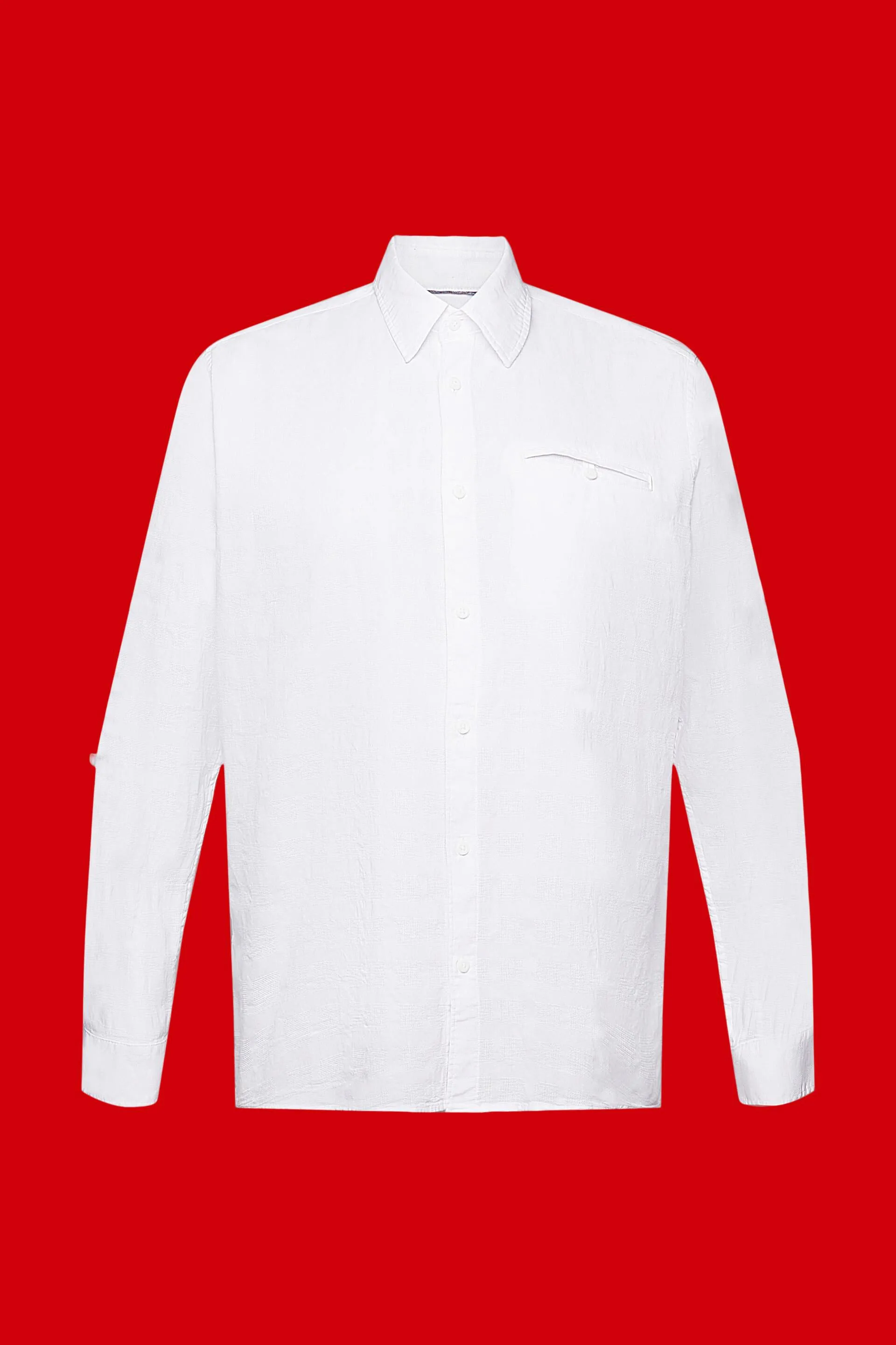 Camicia in cotone strutturato