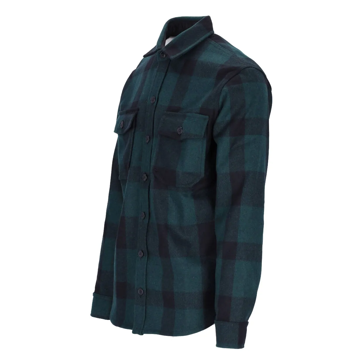 Camicia Uomo Chesapeake's Maine Check Verde / Nero