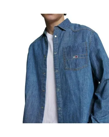 Camicia Uomo Western Relaxed Fit Denim