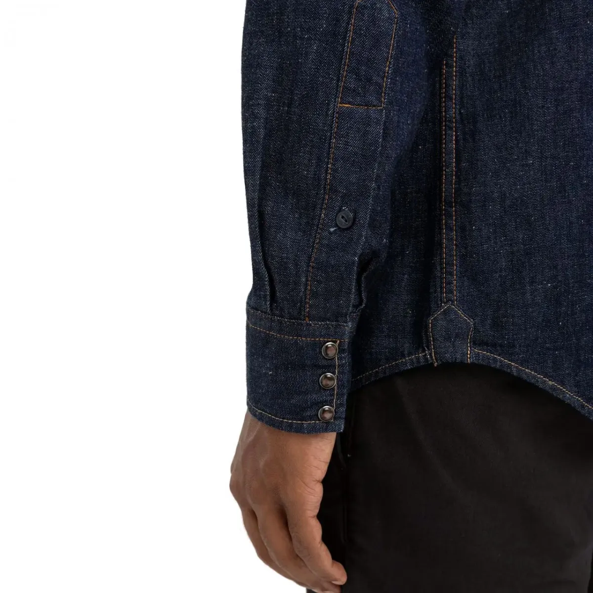 Camicia Western In Denim