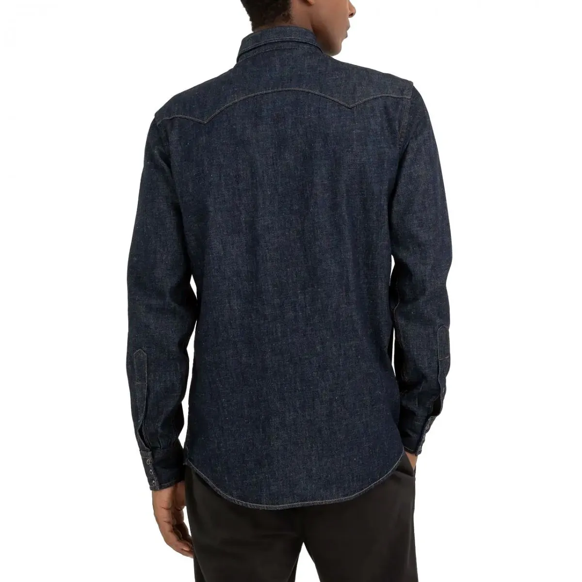 Camicia Western In Denim