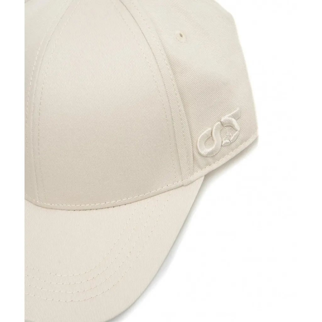 Cappellino da baseball con logo beige