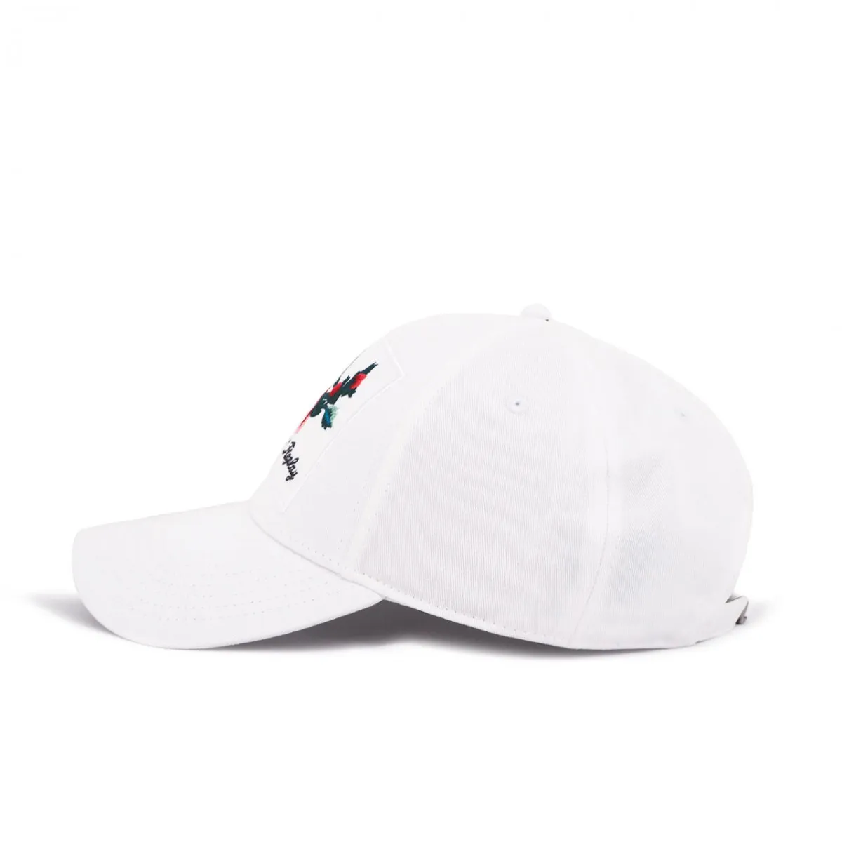 Cappellino da Baseball Rose Label, Bianco